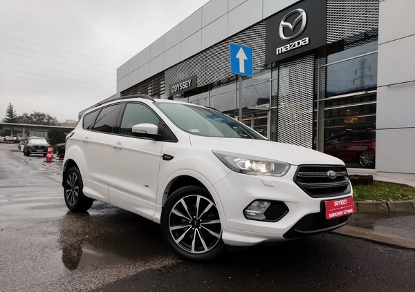 Ford Kuga cena 88900 przebieg: 124941, rok produkcji 2018 z Sulmierzyce małe 301